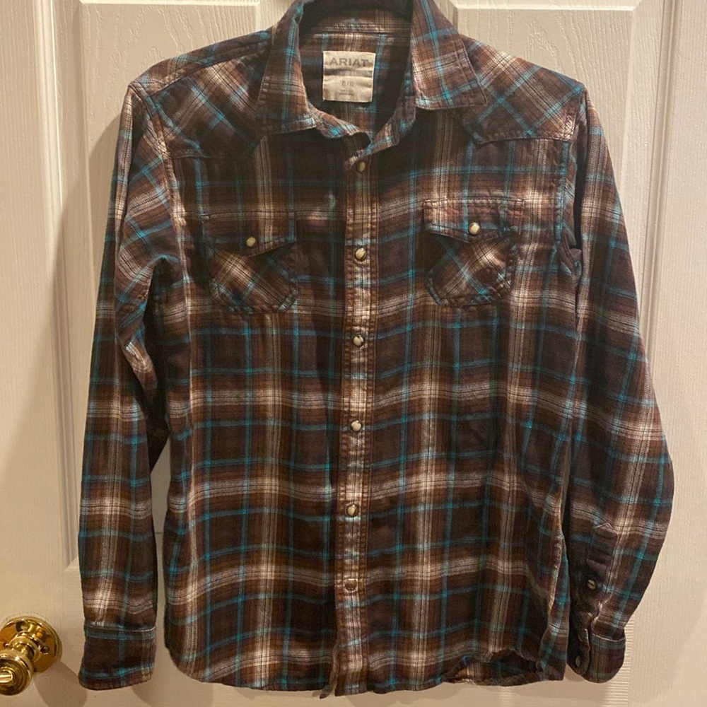 ARIAT flannel shirt size